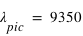 lambda_pic= 9350