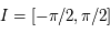 I=[-\pi/2,\pi/2]