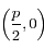 \left(\frac{p}{2},0\right)
