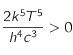 \frac{2k^5 T^5}{h^4 c^3} > 0