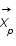 accent(X_p;->)
