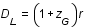 D_L=(1+z_G)*r