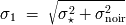 V~ ------------- s1 = s2 + s2 * noir