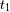 t 1