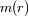 m(r)