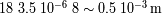 - 6 -3 183.510 8 ~ 0.5 10 m