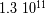 11 1.3 10