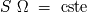 S _O_ = cste