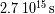 15 2.710 s