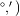 o ' , )