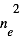 n_e^2