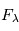F_\lambda