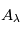 A_\lambda