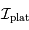 \mathcal{I} _{\mathrm{plat}}